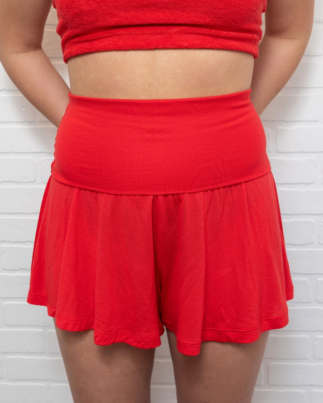 RED-Y - 100% MODAL - SHORTIES
