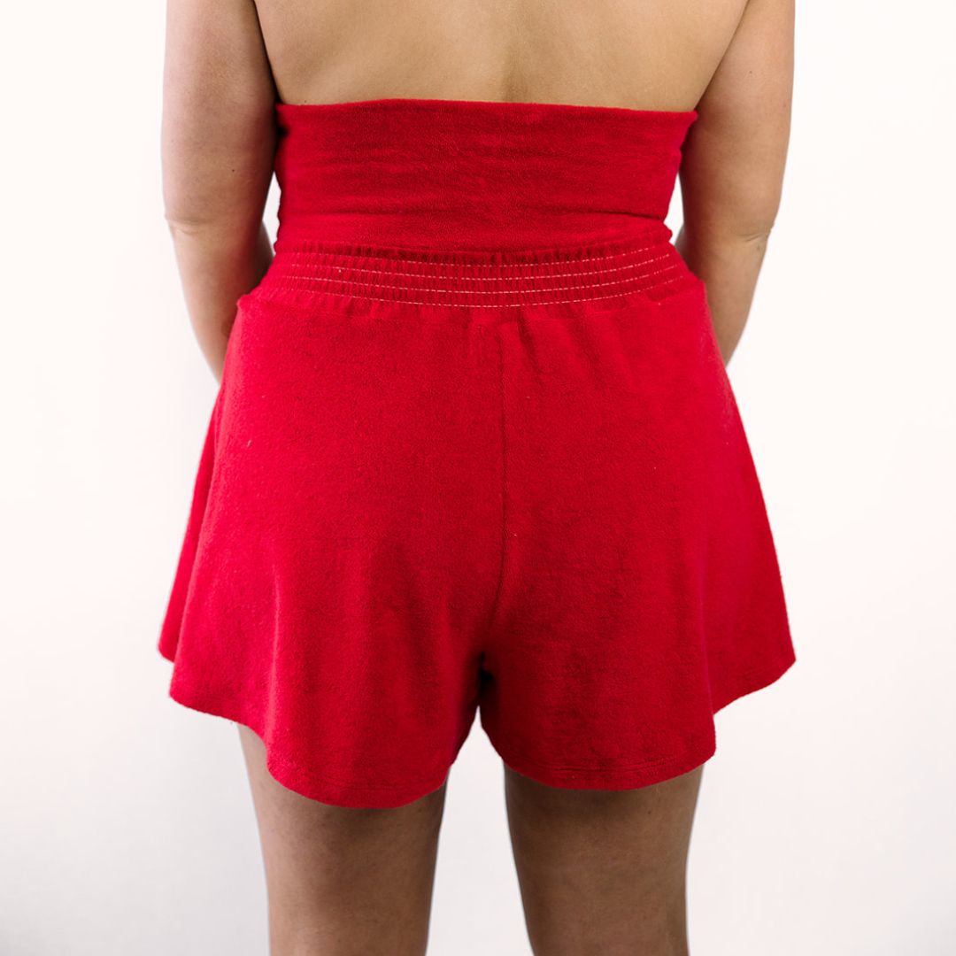 SASSY RED Shorties-Cotton